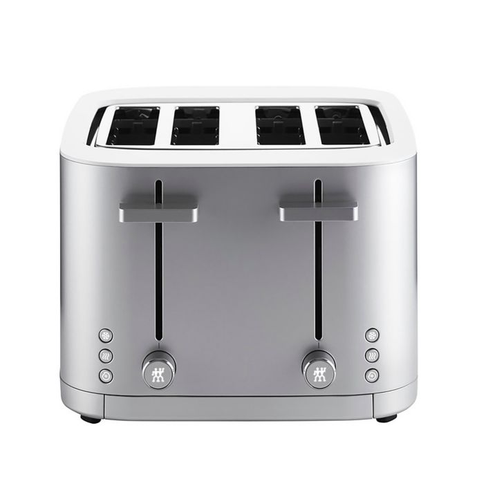 Zwilling J.A. Henckels Enfinigy 4Slot Toaster in Grey/White Bed Bath