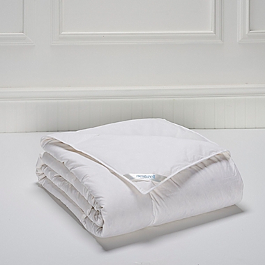 Nestwell&trade; Light Warmth White Down King Comforter in White. View a larger version of this product image.