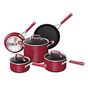 Ninja&trade; Foodi&trade; NeverStick&trade; Vivid Nonstick Aluminum 8-Piece Cookware Set in Red