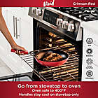 Alternate image 3 for Ninja&trade; Foodi&trade; NeverStick&trade; Vivid Nonstick Aluminum 13-Piece Cookware Set in Red