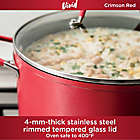 Alternate image 7 for Ninja&trade; Foodi&trade; NeverStick&trade; Vivid Nonstick Aluminum 13-Piece Cookware Set in Red