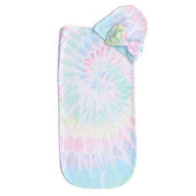 Itzy Ritzy&reg; Size 0-3M 2-Piece Tie Dye Cutie Cocoon&trade; and Hat Set in Rainbow