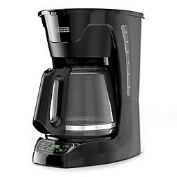 Black & Decker™ 12 Cup Digital Coffee Maker with Vortex Showerhead in Black