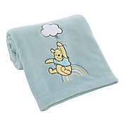 Disney&reg; Winnie the Pooh Hello Sunshine Baby Blanket in Aqua