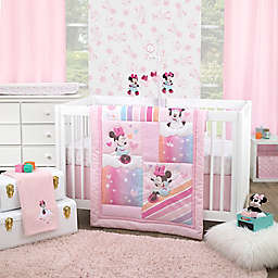 Disney® Minnie Mouse Be Happy 3-Piece Crib Bedding Set in Pink