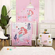 Disney&reg; Ariel Cute by Nature 3-Piece Mini Crib Bedding Set in Pink