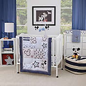 Disney&reg; Timeless Mickey Mouse 3-Piece Mini Crib Bedding Set in Navy
