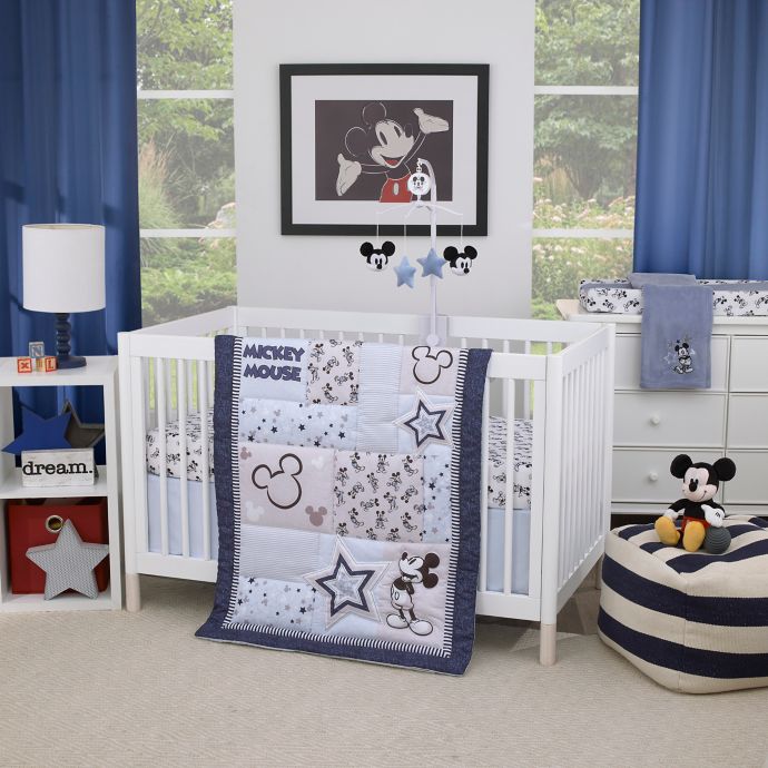 Disney® Timeless Mickey Mouse Nursery Bedding Collection ...