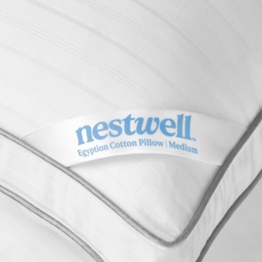 Nestwell&trade; Egyptian Cotton 625-Thread Count Medium Support Bed Pillow. View a larger version of this product image.