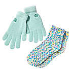 Alternate image 1 for Earth Therapeutics&reg; Aloe Moisture&trade; Glove &amp; Socks Set in Green Confetti