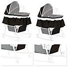 Alternate image 1 for Dream On Me Lacy 2-in-1 Portable Bassinet in Black