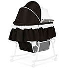 Alternate image 8 for Dream On Me Lacy 2-in-1 Portable Bassinet in Black