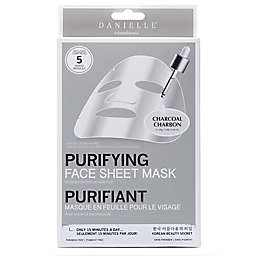 Danielle® 5-Count Detoxifying Charcoal Face Sheet Masks