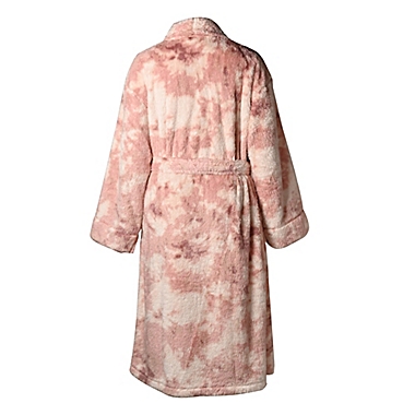Wild Sage&trade; Tie Dye Small/Medium Robe in Pink. View a larger version of this product image.