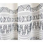 Alternate image 2 for Wild Sage&trade; 54-Inch x 80-Inch Adelita Geometric Shower Curtain in Black/White