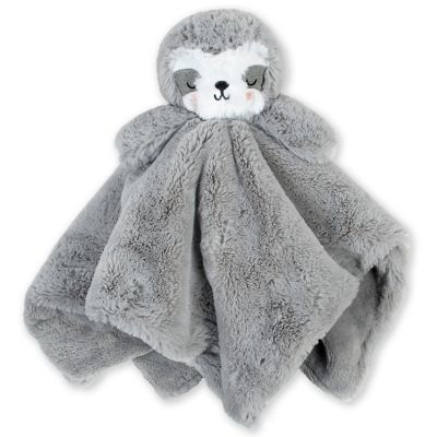 Just Born&reg; Sloth Security Blanket in Grey