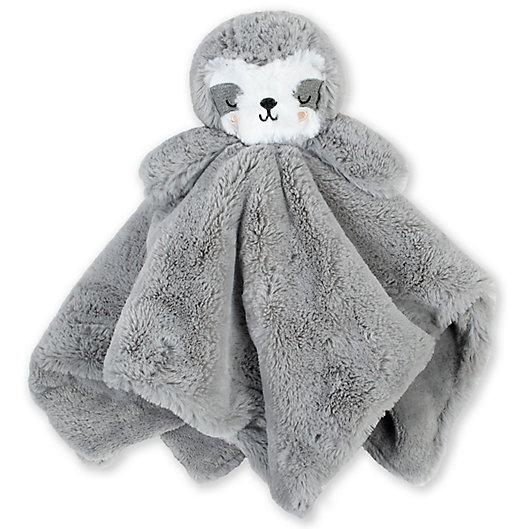 Alternate image 1 for Just Born® Sloth Security Blanket in Grey