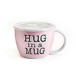 "HUG in a MUG" 25.6 oz. Soup Mug in Pink