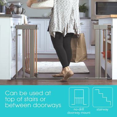 Summer&trade; West End Safety Gate&trade; in Honey Oak. View a larger version of this product image.