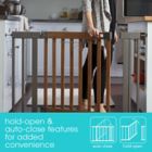 Alternate image 3 for Summer&trade; West End Safety Gate&trade; in Honey Oak