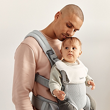 BABYBJ&Ouml;RN&reg; Teething Bib for Harmony Baby Carrier in Natural White. View a larger version of this product image.