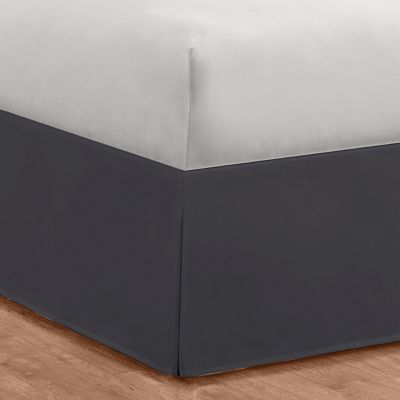 Nestwell&trade;15-Inch King Wraparound Bed Skirt in Charcoal
