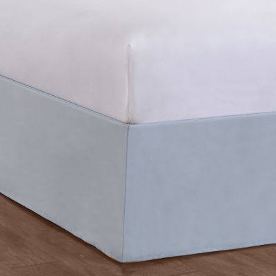 Nestwell&trade; 15-Inch Queen Wraparound Bed Skirt in Light Blue