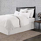 Alternate image 1 for Nestwell&trade; Linen Blend Queen Bed Skirt in White