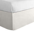 Alternate image 2 for Simply Essential&trade; Microfiber Tailored Queen Bed Skirt in Ivory