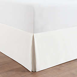 Simply Essential™ Microfiber California King Tailored Bed Skirt in White