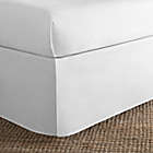 Alternate image 1 for Simply Essential&trade; Microfiber Tailored Queen Bed Skirt in White