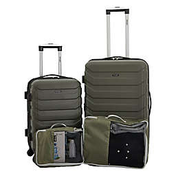 Wrangler 4-Piece Spinner Luggage Set