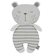 Living Textiles Brooklyn Bear Knitted Plush Toy in Grey