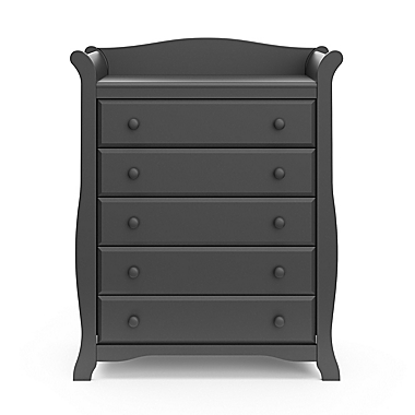 Storkcraft&reg; Avalon 5-Drawer Dresser in Grey. View a larger version of this product image.