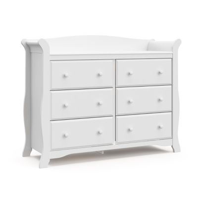 Storkcraft&trade; Avalon 6-Drawer Double Dresser in White