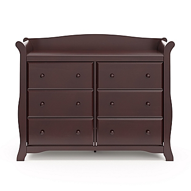 Storkcraft&reg; Avalon 6-Drawer Double Dresser in Espresso. View a larger version of this product image.