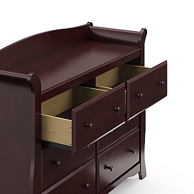 Storkcraft&reg; Avalon 6-Drawer Double Dresser in Espresso. View a larger version of this product image.