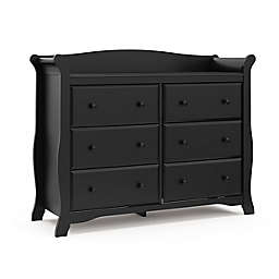 Storkcraft™ Avalon 6-Drawer Double Dresser in Black
