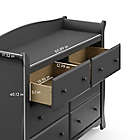 Alternate image 13 for Storkcraft&trade; Avalon 6-Drawer Double Dresser in Grey