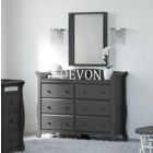 Alternate image 5 for Storkcraft&reg; Avalon 6-Drawer Double Dresser in Grey
