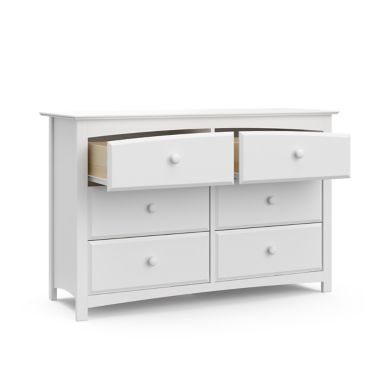 Storkcraft&reg; Kenton 6-Drawer Double Dresser in White. View a larger version of this product image.