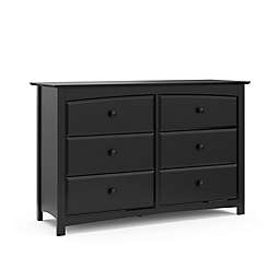 Storkcraft™ Kenton 6-Drawer Double Dresser in Black