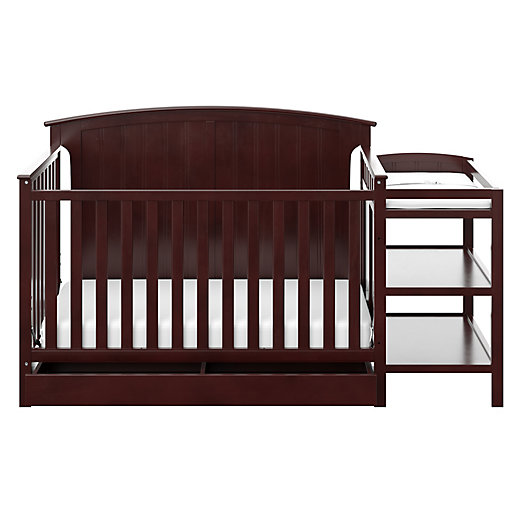 Alternate image 1 for Storkcraft™ Steveston 4-in-1 Convertible Crib and Changer in Espresso