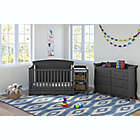 Alternate image 1 for Storkcraft&trade; Steveston 4-in-1 Convertible Crib and Changer in Grey