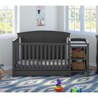 Alternate image 2 for Storkcraft&reg; Steveston 4-in-1 Convertible Crib and Changer in Grey