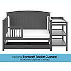 Alternate image 4 for Storkcraft&trade; Steveston 4-in-1 Convertible Crib and Changer in Grey