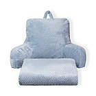 Alternate image 0 for Simply Essential&trade; Honeycomb 2-Piece Backrest Pillow and Throw Blanket Bundle in Blue