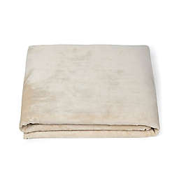 Simply Essential™ Solid Plush Throw Blanket in Taupe