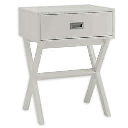 Designs2Go® Landon 1-Drawer End Table in White