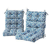 Greendale Home Fashions Outdoor Chair Cushions in Indigo (Set of 2)